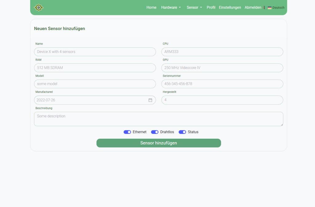 Add, Update Hardware